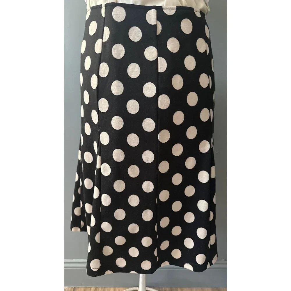 Robbie Bee Polka Dot Skirt Women’s Size 10 Academia Coquette Romantic Chic - Picture 5 of 5